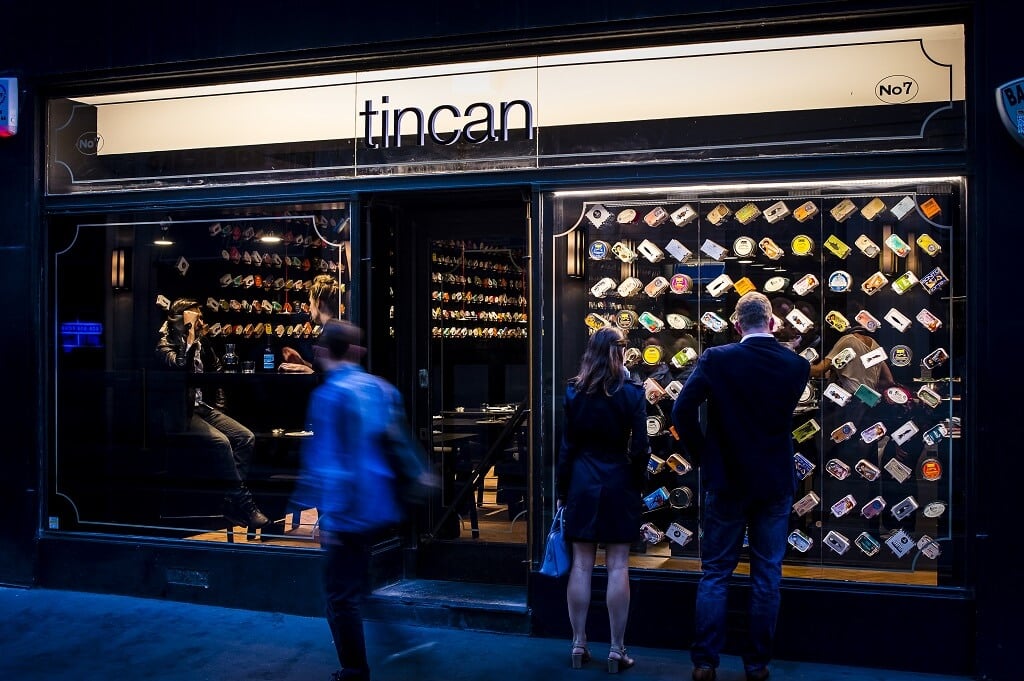 Le pop-up restaurant Tincan de Amanda Levete à Soho