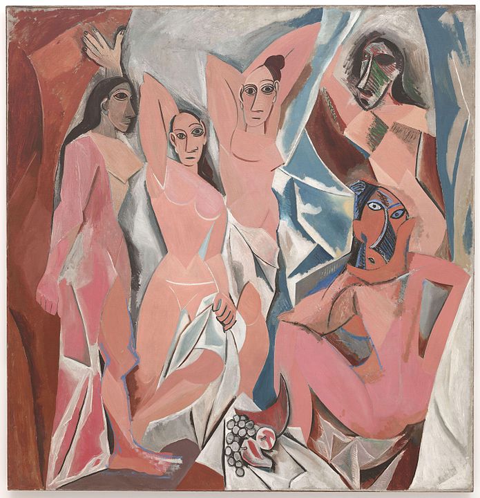 les demoiselles d'Avignon par Picasso