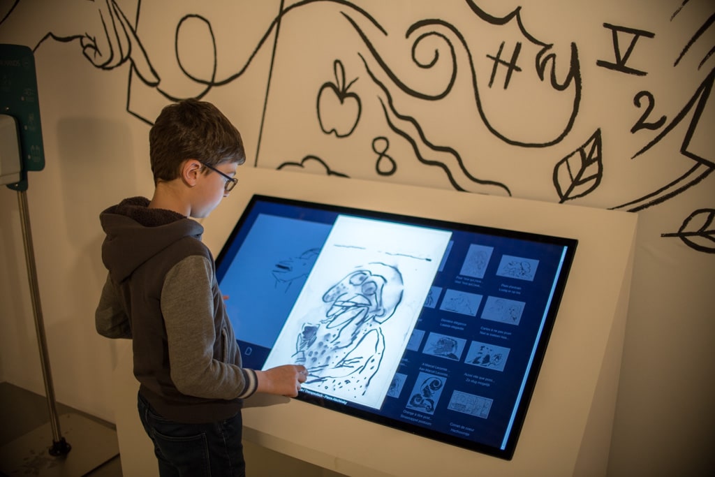AI enriches the experience of visitors to the Alechinsky exhibition