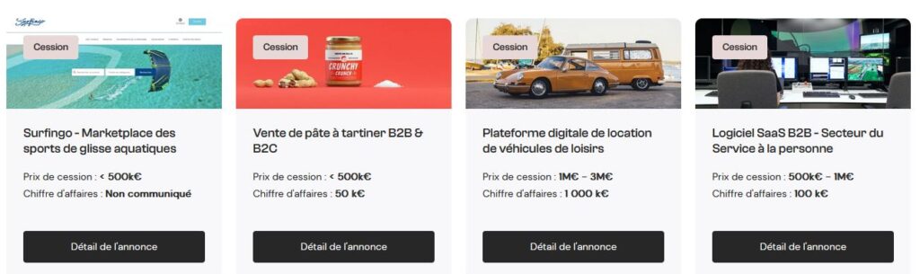 alvo offre de reprises entreprise