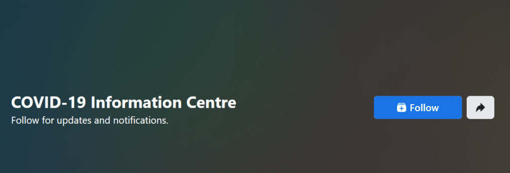 facebook covid information center