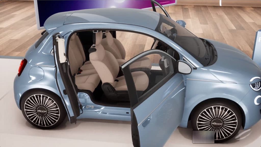 Fiat Metaverse Store Online-Kundenerlebnis