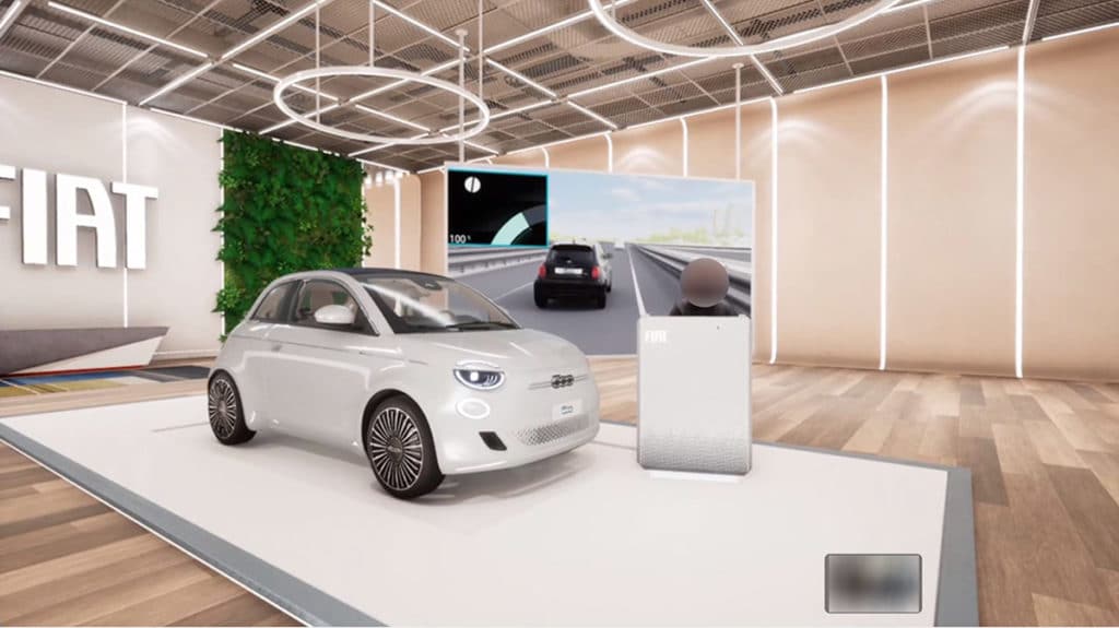 Fiat Metaverse Store Online-Kundenerlebnis