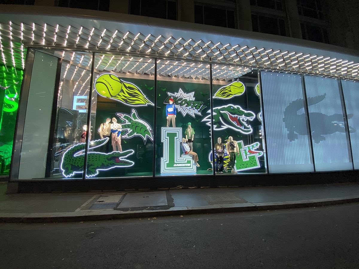 flagship store Lacoste Paris Champs-Elysées