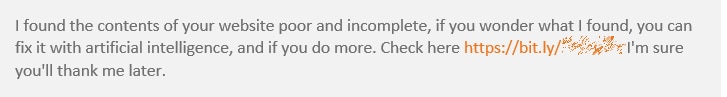 growth hacking exemple : rude email