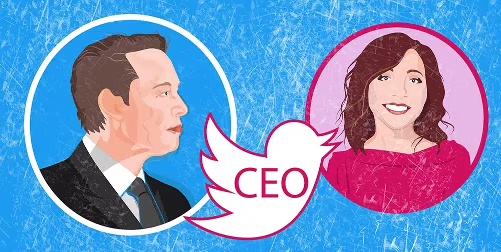 Linda Yaccarino + Elon Musk Twitter