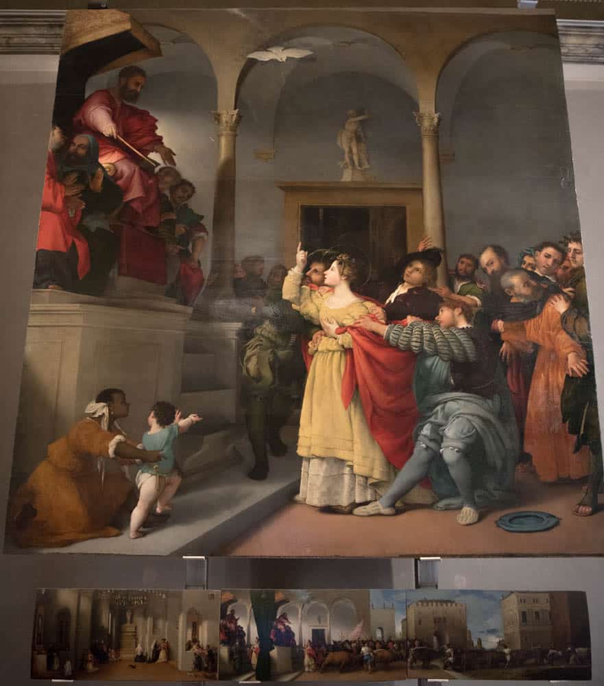 Legend of Saint Lucy by Lorenzo Lotto