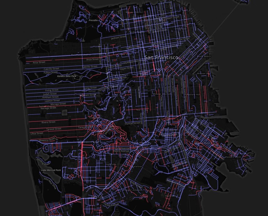 le genre des noms de rue à San Francisco