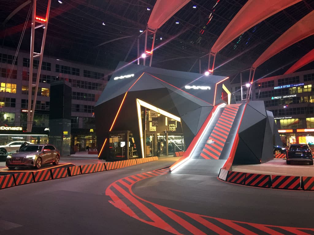 Audi e-tron: een testcircuit op de luchthaven van München