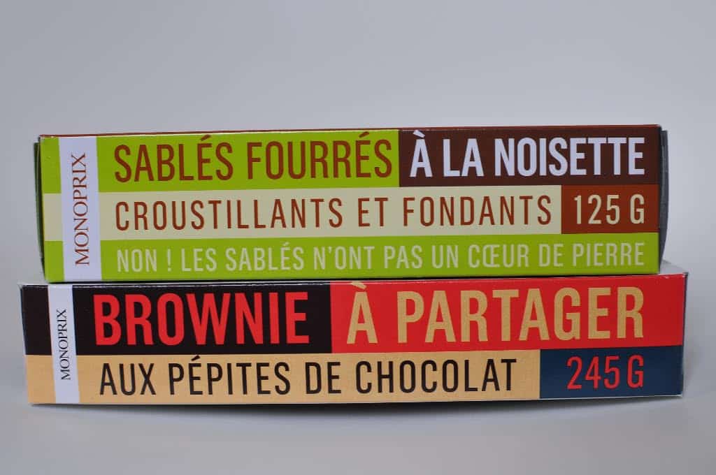 marketing mix produit packaging Monoprix