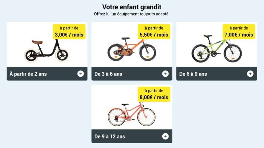 offre Decathlon par abonnement