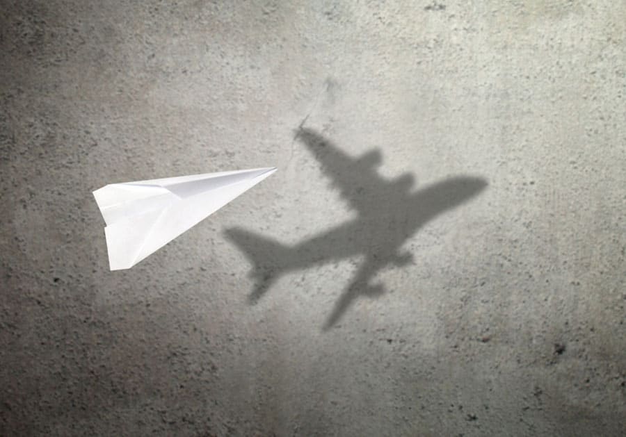 Illustration unseres Beitrags "COVID-19: 7 spezifische Auswirkungen auf die Zukunft des Luftfahrtsektors"