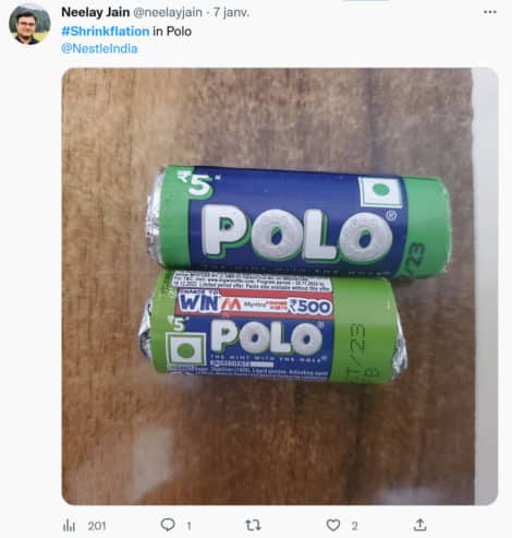 polo nestlé shrinkflation