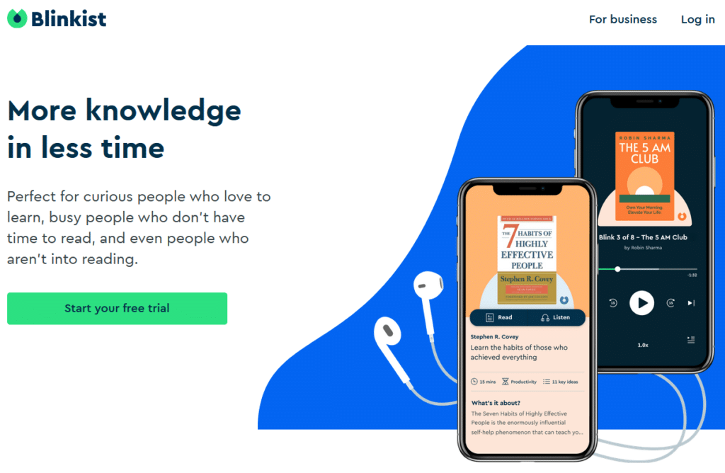 pricing blinkist