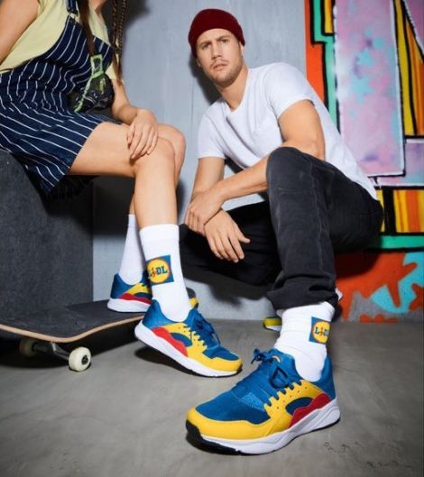 advertising sneakers Lidl