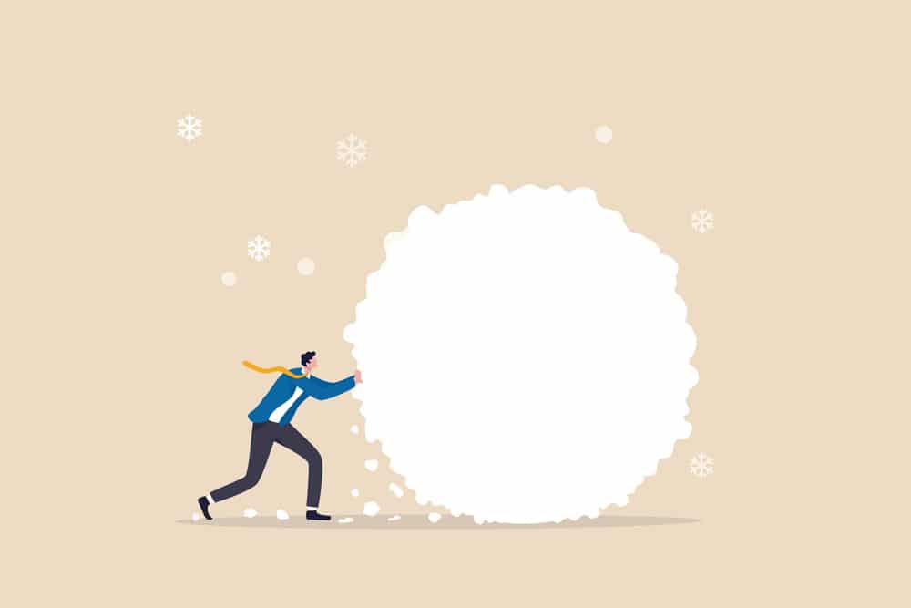 Ilustración de nuestra publicación "«Snowball effect»: ventajas, desventajas, implantación"