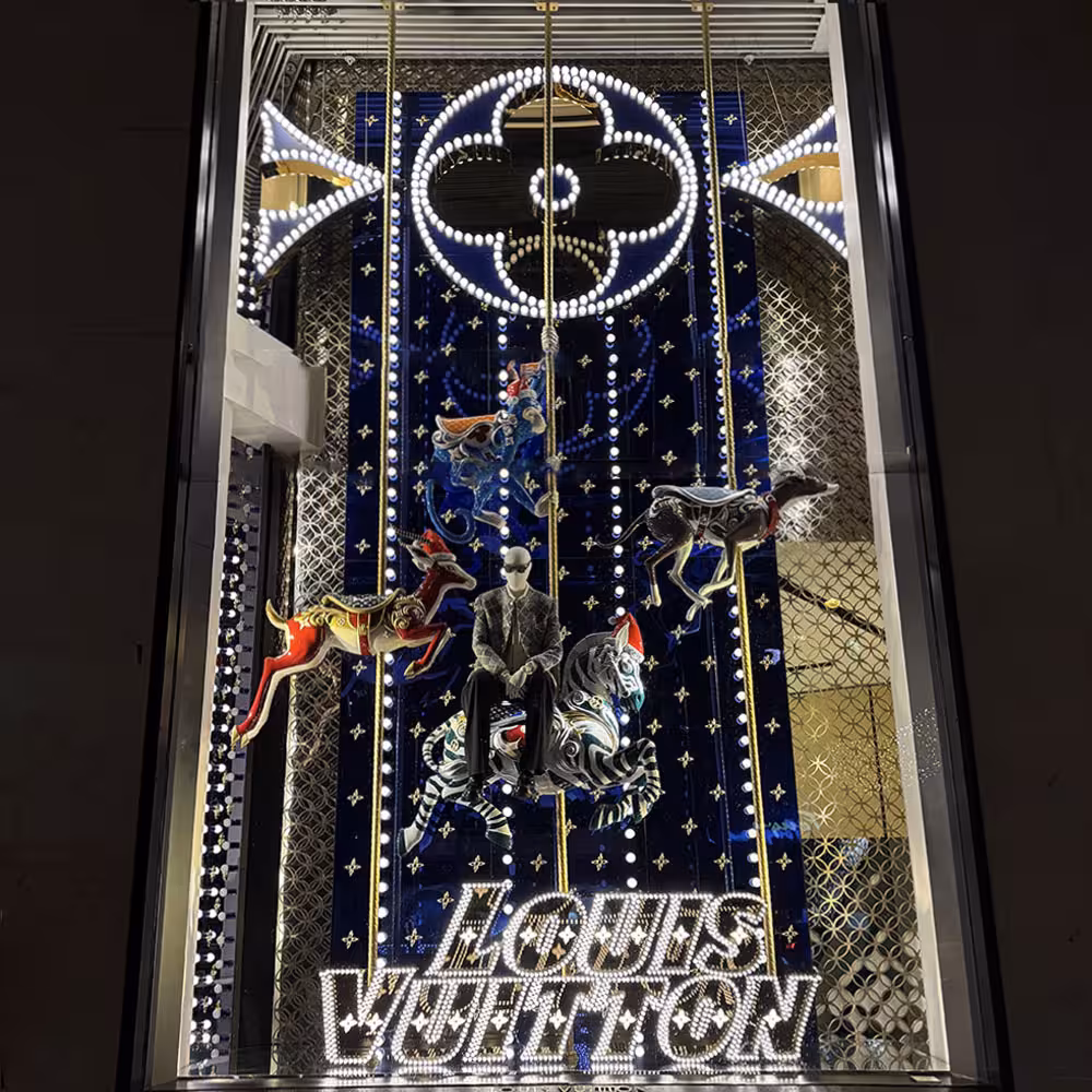 Un carrusel Vuitton en la plaza Vendôme